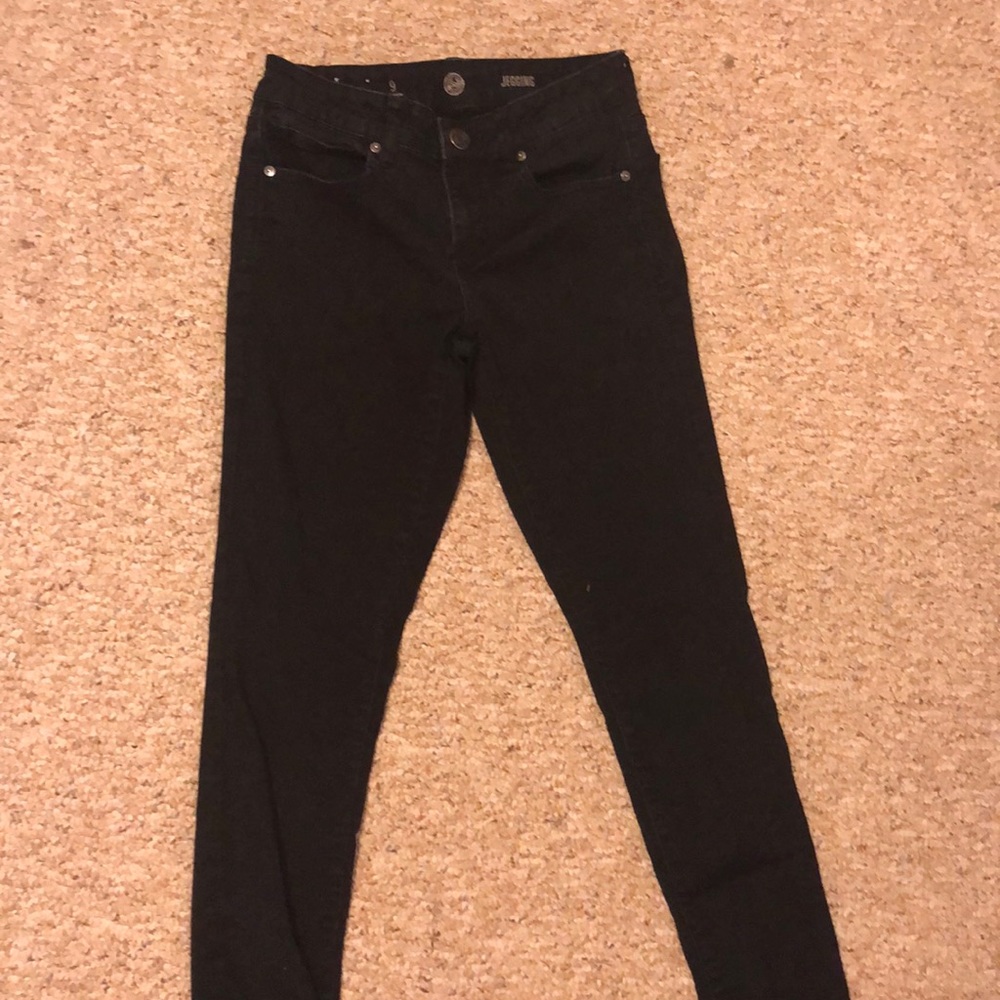 Black jeggings